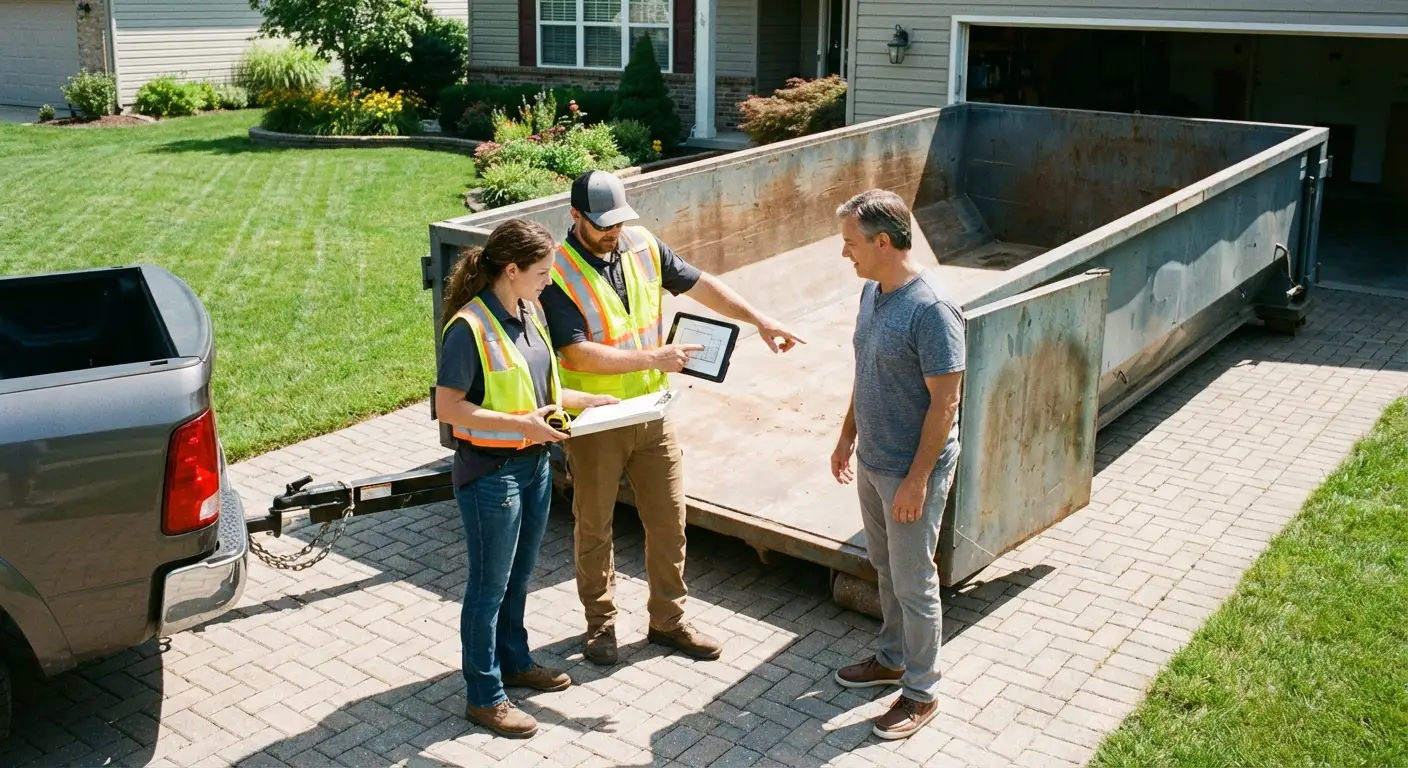 10 Yard Dumpster Rental Process in Encinitas, CA
