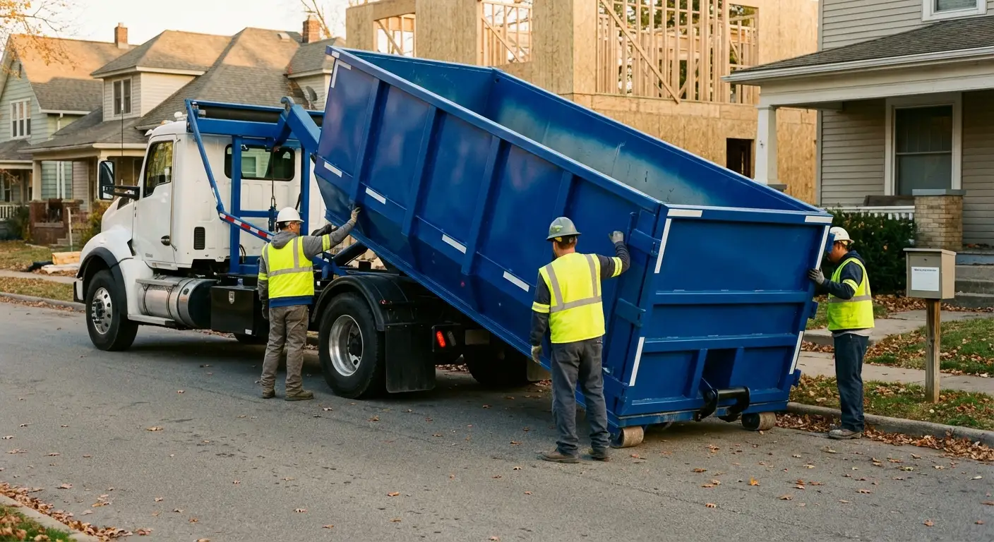 Construction dumpster delivery and waste management in Encinitas