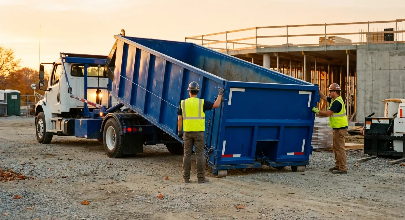 Commercial dumpster rental delivery in Encinitas, CA