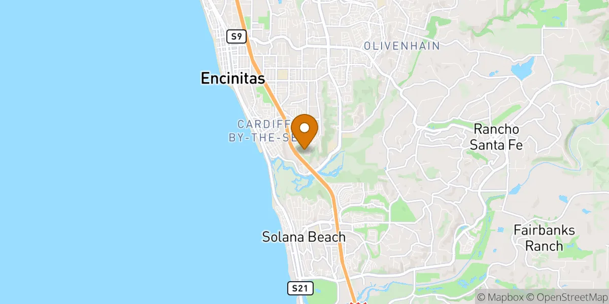  neighborhood map in Encinitas, CA