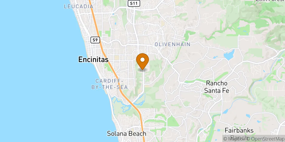  neighborhood map in Encinitas, CA