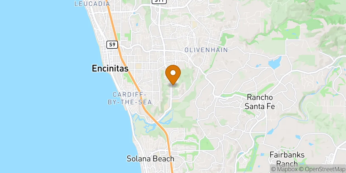  neighborhood map in Encinitas, CA