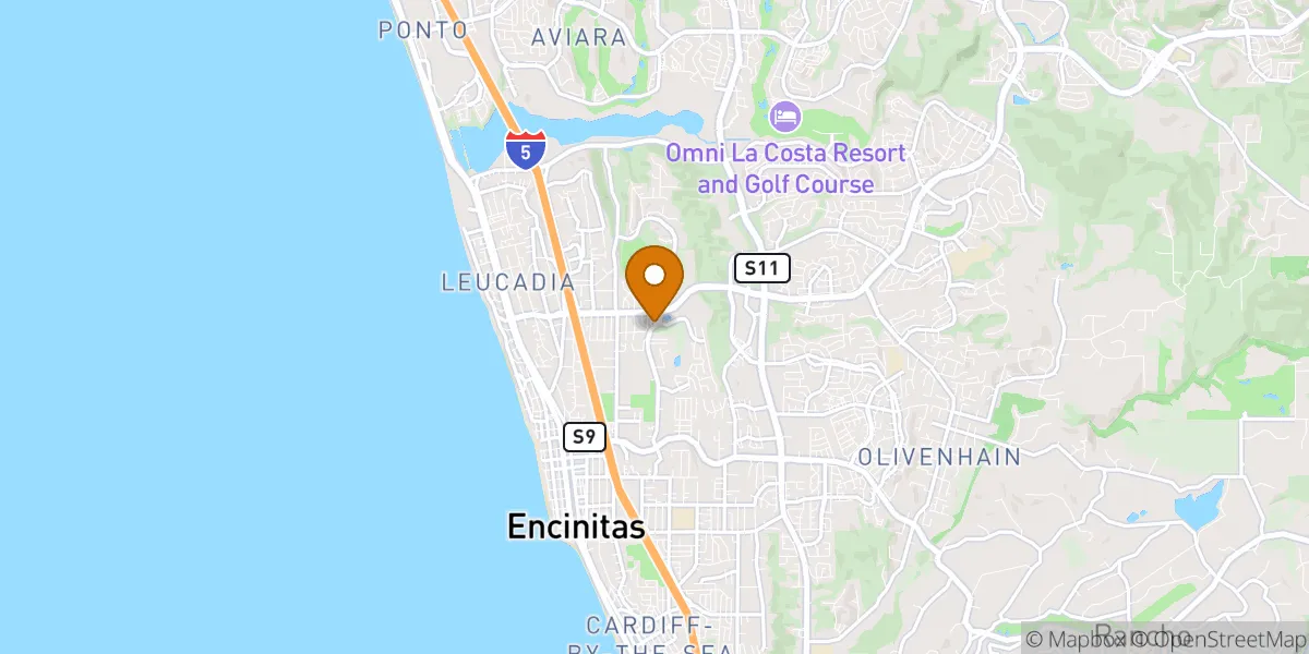  neighborhood map in Encinitas, CA
