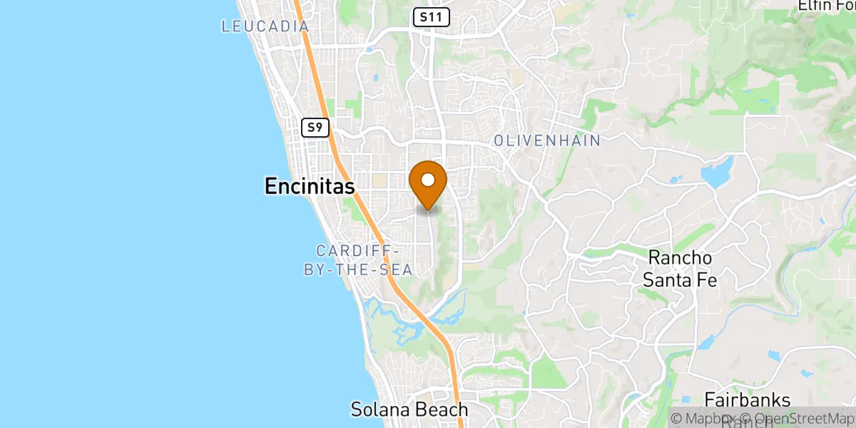  neighborhood map in Encinitas, CA