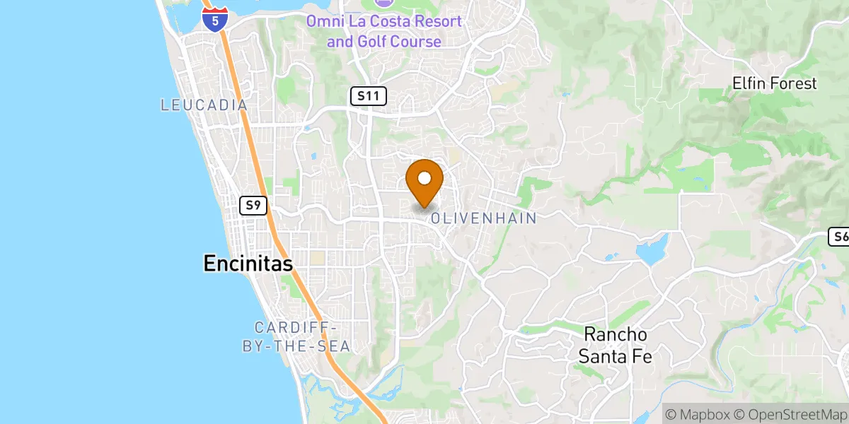  neighborhood map in Encinitas, CA