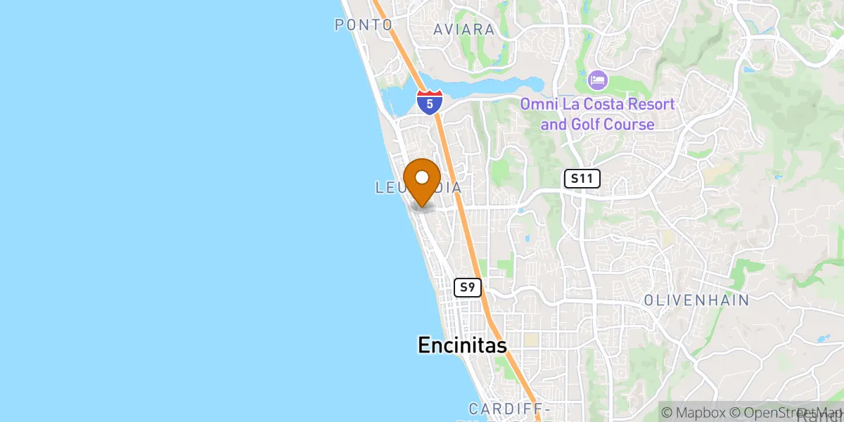  neighborhood map in Encinitas, CA